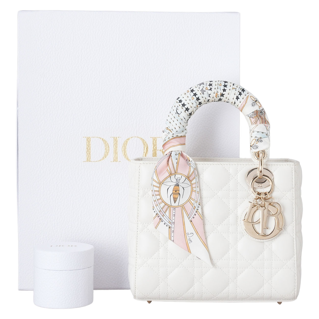 CHRISTIAN DIOR(USED)디올 레이디디올 스몰 & 트윌리